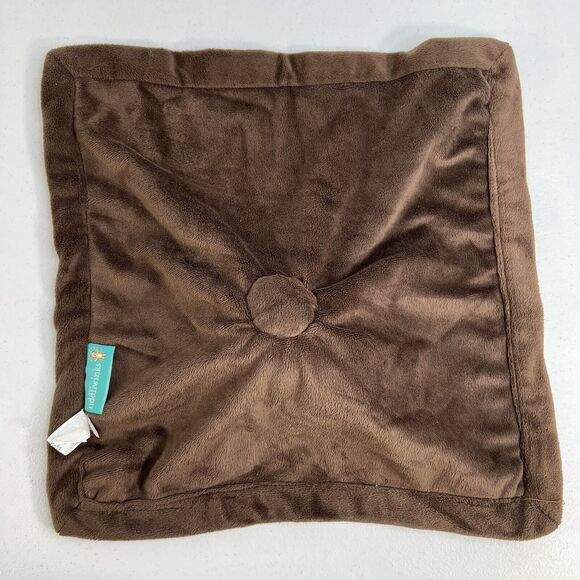Tiddliwinks Security Blanket Blue Dog Lovey Lovie Baby Blue Brown 13" Square - Picture 5 of 9
